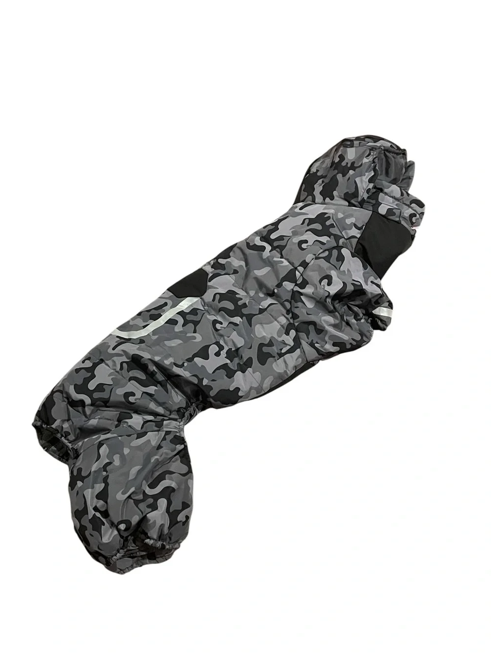 NEW XXL Dog Snowsuit Reddy Camo Puffer Coat Jacket Snow Suit Gray Pet $79
